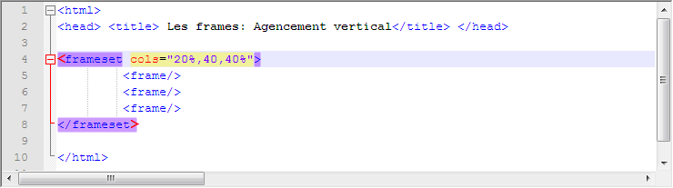 Agencement vertical